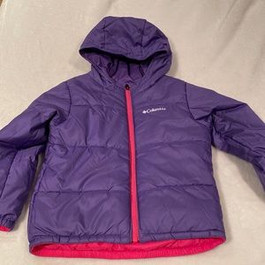 Girls size 4T Columbia snow jacket